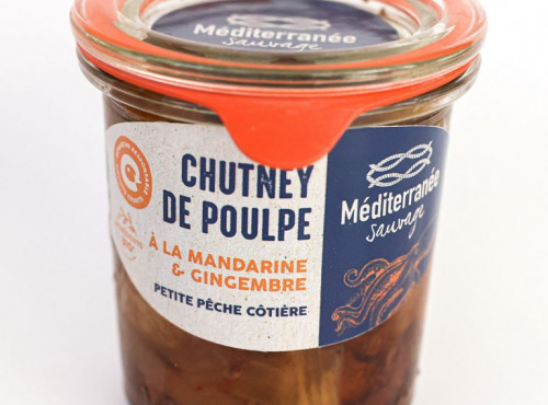 Méditerranée Sauvage - Chutney de Poulpe à la Mandarine et au Gingembre