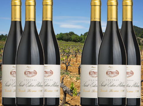 Château Saint Estève d'Uchaux - Grande Réserve Rouge 2016 BIO AOP Villages Massif d'Uchaux  x6