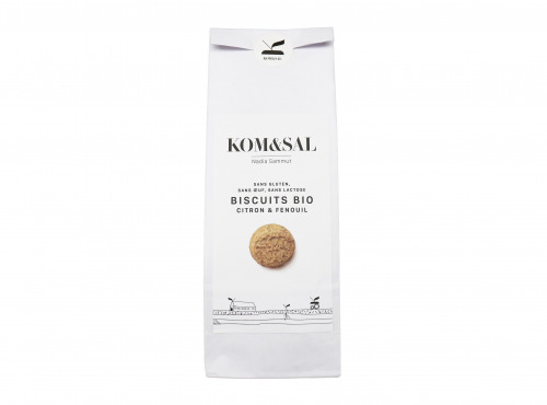 Kom&sal - Biscuits citron fenouil - 120g