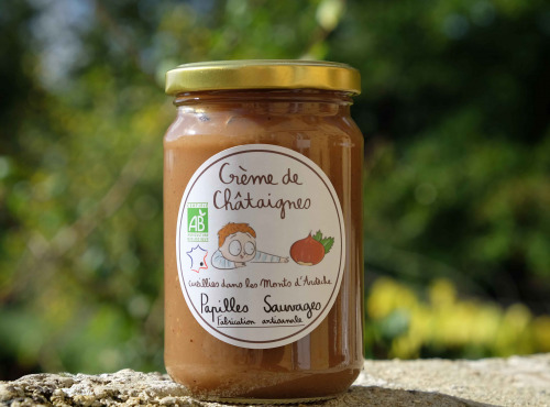 Papilles Sauvages - Crème De Châtaignes D'ardèche Bio - 360g