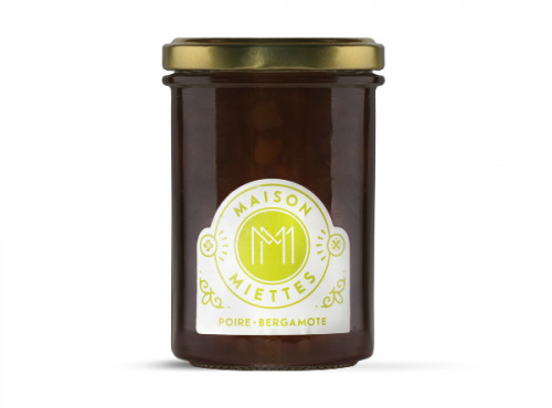 Maison Miettes - Confiture Poire Bergamote - 240g