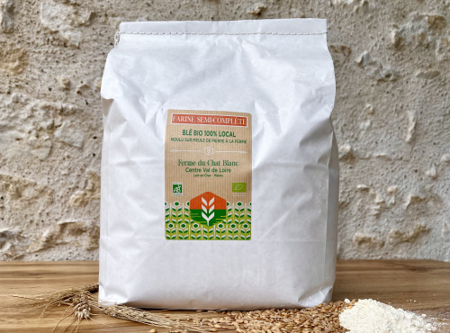 Ferme du Chat Blanc - Farine de Petit Epeautre Bio - 5kg