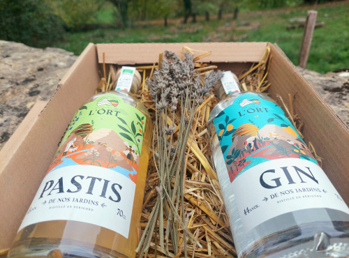 Distillerie de l’Òrt - Gin et Pastis de nos Jardin BIO - 2x70cl