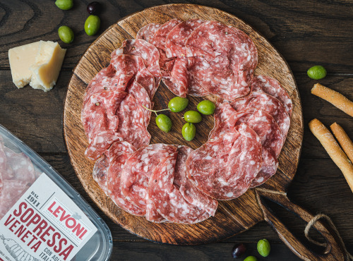 Maison BAYLE   -                                                                                                                                       Champions du Monde de boucherie 2016 - Saucisson Italien - Sopressa Venetta  - 80g Sans gluten sans lactose