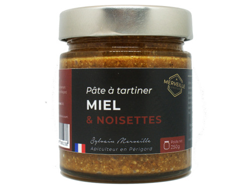 Merveille Apiculture - Pâte À Tartiner Miel & Noisettes