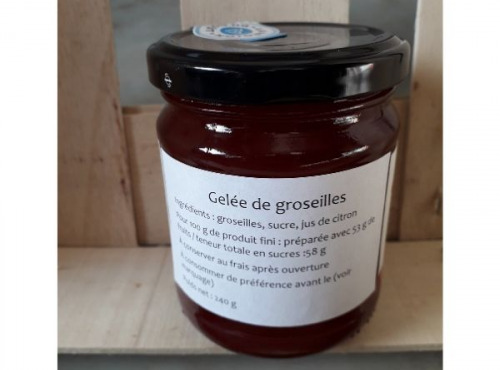 Nos cousins Conserverie - Gelée De Groseilles 240g