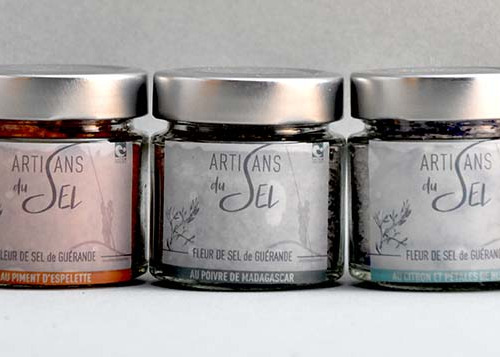 Artisans du Sel - Lot De 5 Verrines De Fleur De Sel De Guérande Aromatisée