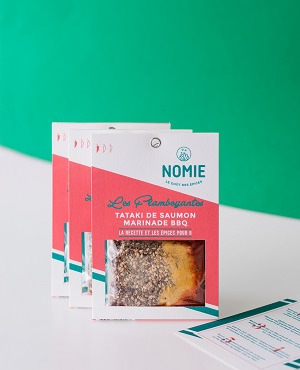 Nomie, le goût des épices - Les Flamboyantes. Mélange Pour Tataki De Saumon Marinade Bbq