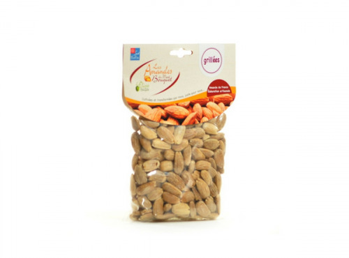 Les amandes et olives du Mont Bouquet - Amandes grillées nature (sans sel) 100g