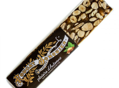 Maison Jonquier - Plaisirs d'Automne - Nougat Noir Amandes/Noisettes - 100g