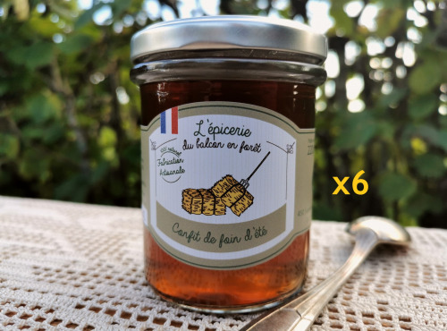 Le Balcon en Forêt - Confit de foin d'été 220g - lot de 6