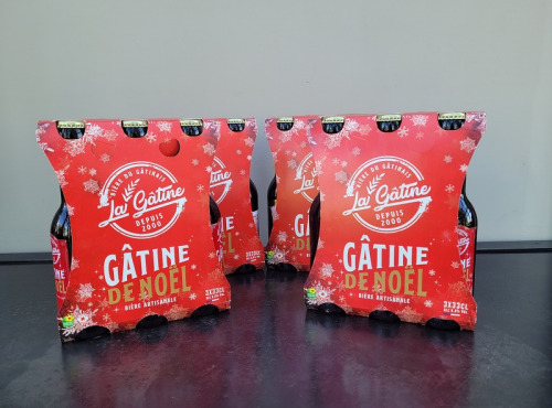 La Gâtine - 4 Packs de bières de Noël artisanales 3 x 33 cl