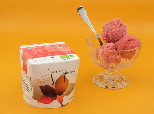 Le Jardinier Glacier - Sorbet Fraise - 550ml