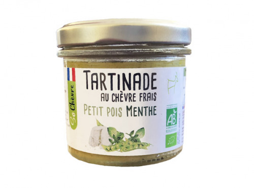 Fromagerie Seigneuret - Tartinade Au Chèvre Frais - Petit Pois Et Menthe 90g