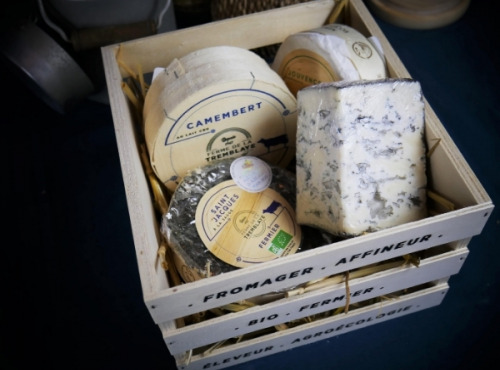 Ferme de La Tremblaye - Plateau Gourmand : Camembert, Bleu de Chèvre et Saint Jacques