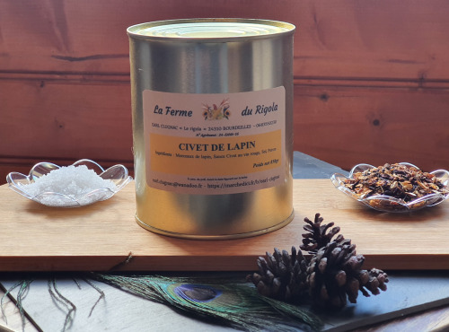 La Ferme du Rigola - Civet de lapin - 850g