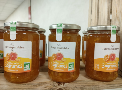 Coopérative Univert - Confiture EXTRA 3 agrumes Corse BIO