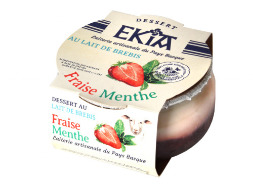 Bastidarra – Ekia - Douceur De Brebis - Fraise Menthe - 8 Pots