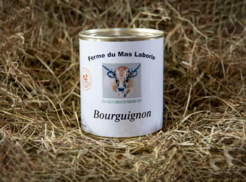 La Ferme du Mas Laborie - Bourguignon de vache AUBRAC  800G