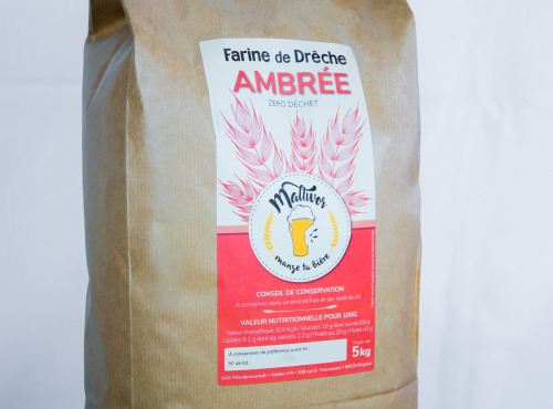 Maltivor - Farine de Drêche de Bière Ambrée BIO – 5 kg