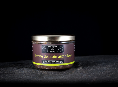 Les Viandes du Forez - Terrine de Lapin aux Olives en Verrine