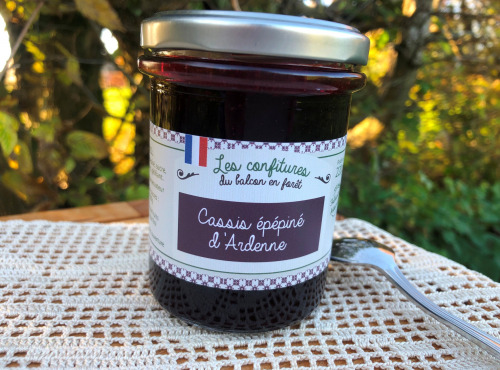 Le Balcon en Forêt - Confiture de cassis épépiné - 220g