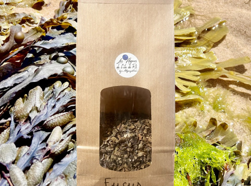 Les Algues de l’Île de Ré - Fucus 330g -  Algues bio déshydratées en paillettes