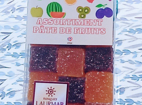 Nougats Laurmar - Assortiment De  Pavés De Pâtes De Fruits