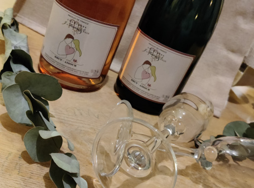 Champagne J. Martin et Fille - Cuvée Amour Brut Tradition et Rosé - 2x75cl