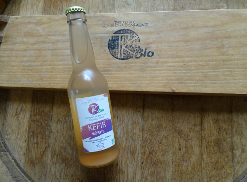 TK Bio - The Kefir et Kombucha Compagnie - Kéfir Mûres – 12x33cl