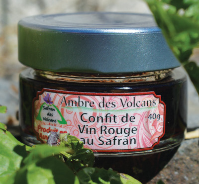 Safran des Volcans - Confit de Châteaugay au Safran 40g