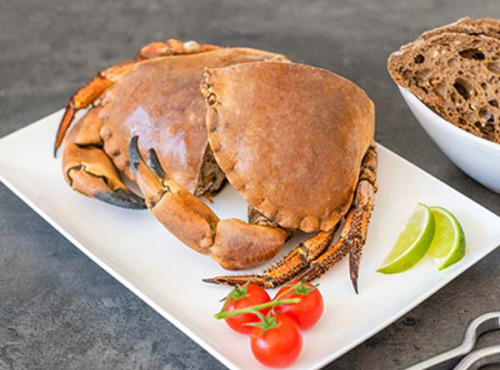 Ô'Poisson - Tourteau Cuit (crabe) - Pièce De 600g/800g - Coupé En Deux