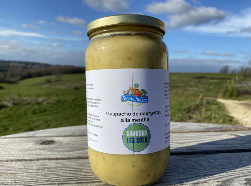 Ferme Sinsac - Gaspacho courgettes à la menthe