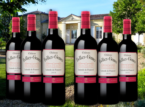 Château Belles-Graves - AOC Lalande de Pomerol 2016 - Château Belles-Graves  6x75cl