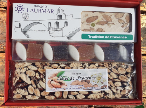 Nougats Laurmar - Coffret Indispensable Nougat Blanc / Nougat Noir