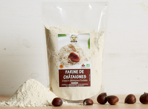 GAEC Roux - Farine de Châtaignes d'Ardèche BIO et AOP - 500 g