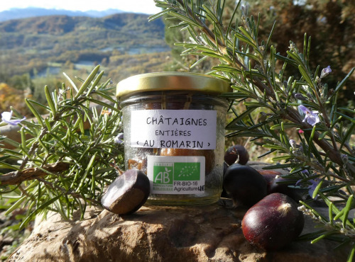 Terres En Vie - Châtaignes Bio Entières Au Romarin 60g