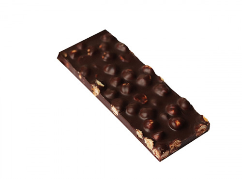 Maison Le Roux - Tablette Chocolat Noir Noisettes 62% Cacao