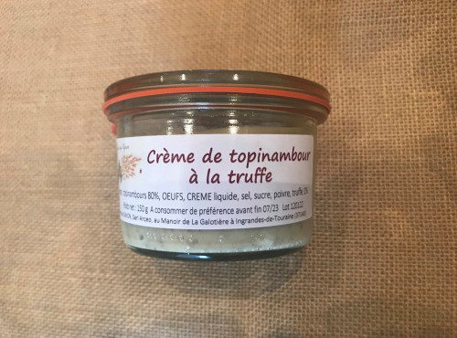 Des Poules et des Vignes à Bourgueil - Crème de topinambour à la truffe