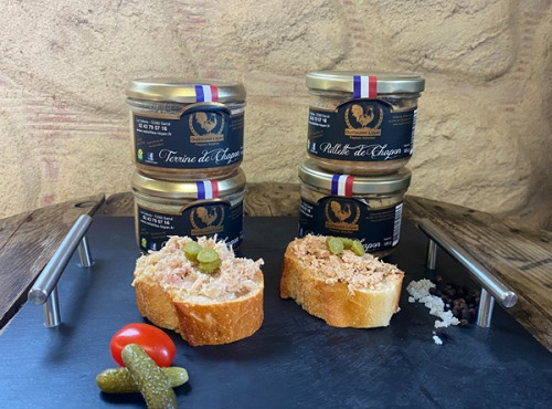 Les Volailles Loyer - Duo de terrine et rillette de Chapon