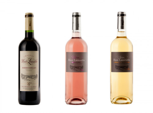 Château Haut-Lamouthe - Coffret de 3 Bouteilles: AOC Bergerac Rosé, Rouge, et Blanc