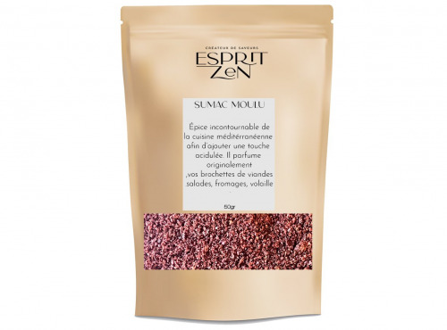 Esprit Zen - Sumac moulu - Sachet de 50g avec zip