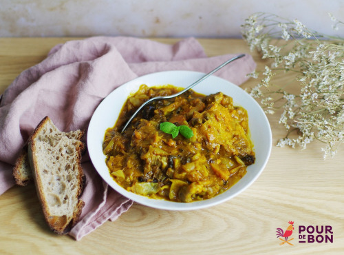 Ferme Caussanel - Tajine d'Agneau Potimarrons, Oignons et Pruneaux