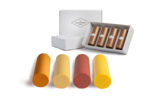 La Glacerie par David Wesmaël - Meilleur Ouvrier de France - Coffret Gourmand De 4 Tubes Glacés