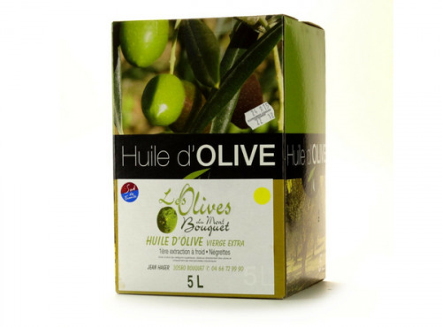 Les amandes et olives du Mont Bouquet - Huile d'olive Négrette 5 L