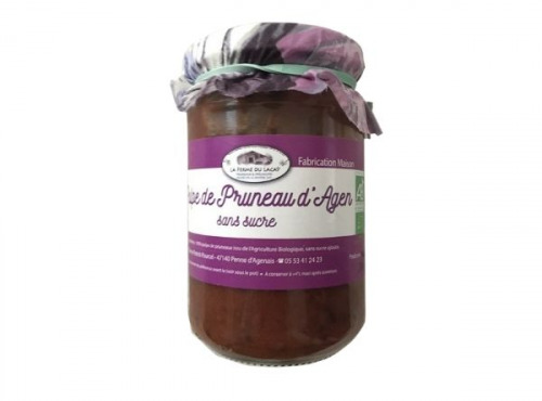 Ferme du Lacay - Pulpe De Pruneaux D'agen Sans Sucre Bio - 320 G