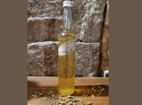 Gourmandises Créoles - Ratafia Rhubarbe et Cardamone