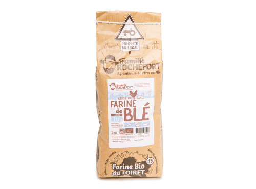 Famille Rochefort - Farine de blé bio T80 (bise) 1 kg