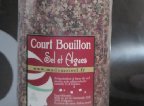 Le Panier à Poissons - Court bouillon- sel de Guérande et algues, sachet de 450gr