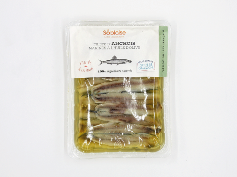 Ô'Poisson - Filets d'Anchois marinés à l'huile d'olive